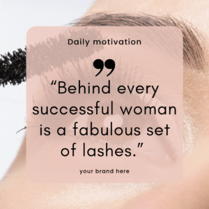 Lash instagram quotes